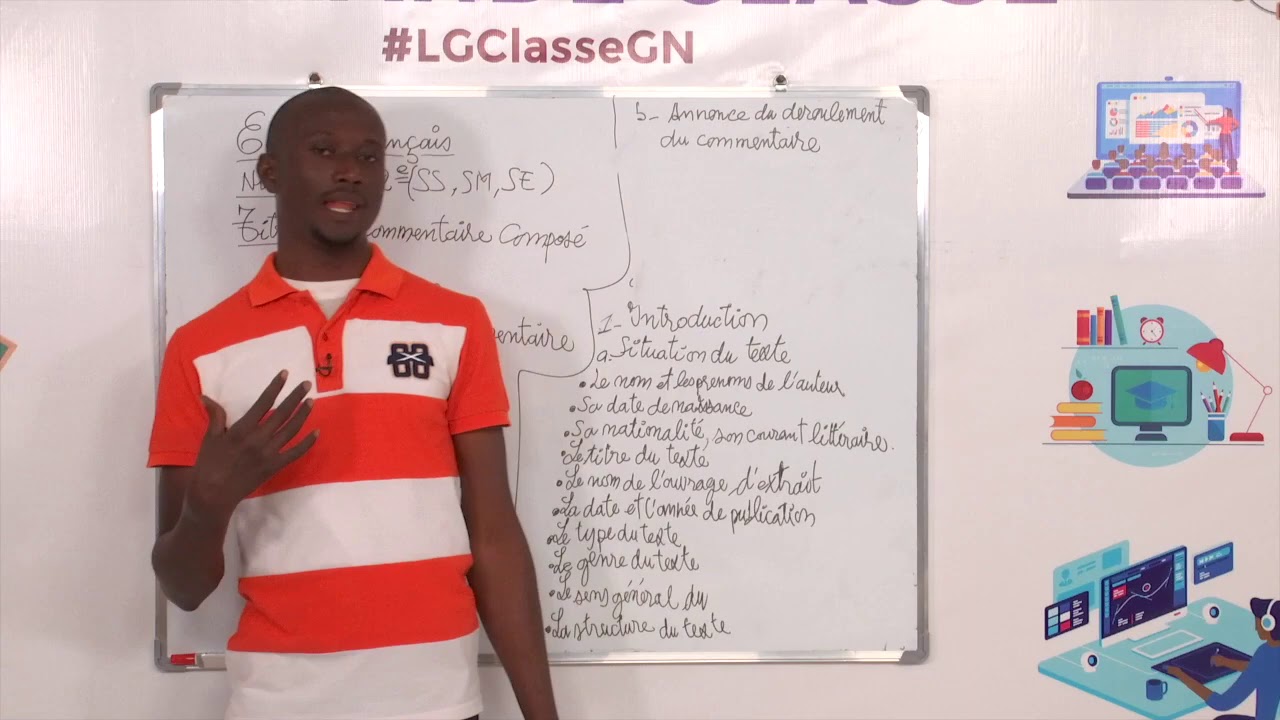 LGC_EP84: Français « Le commentaire composé » - 12ème SS - SM - SE avec le professeur Amadou Baldé
