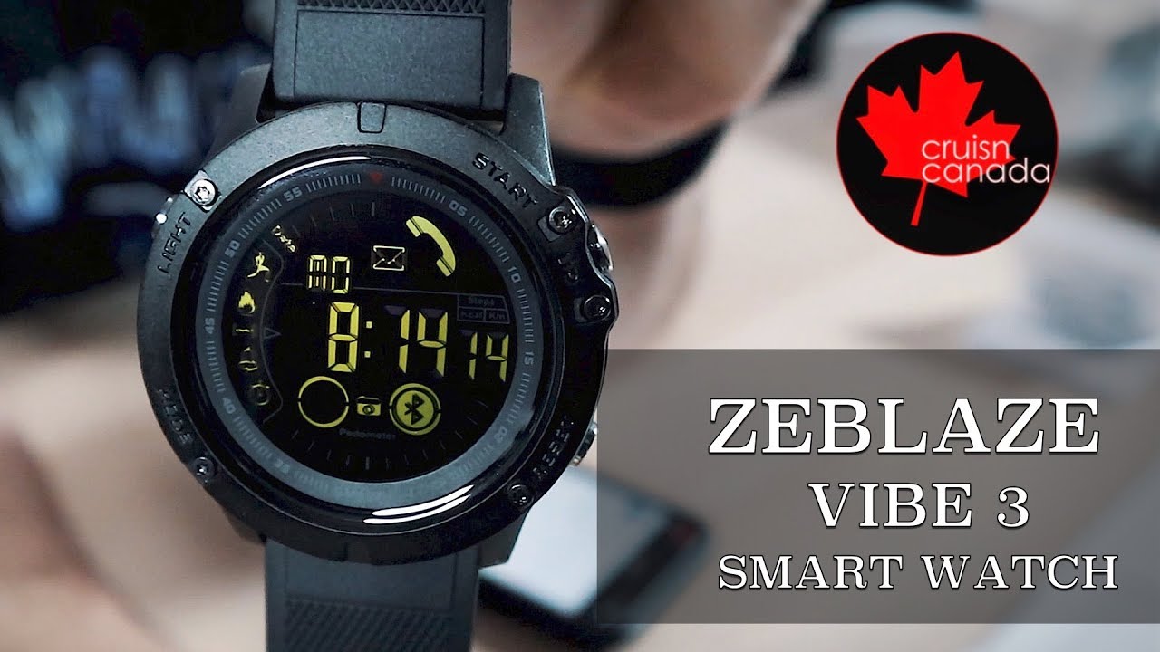 Zeblaze Vibe 3 Smartwatch. Unboxing, Review and Setup