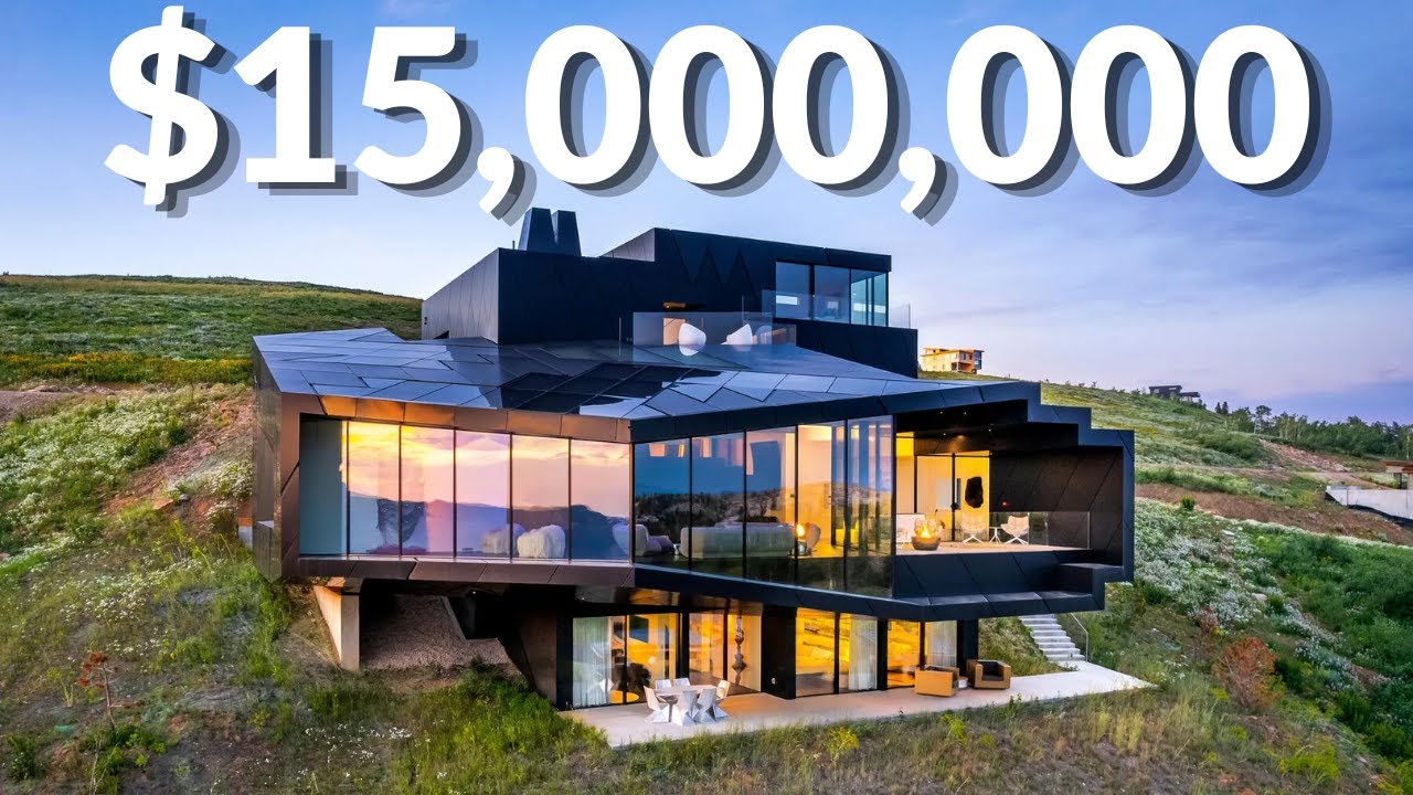 Inside a $15,000,000 Futuristic Mansion With Ski-In/Ski-out | Utah Luxury Home Tour