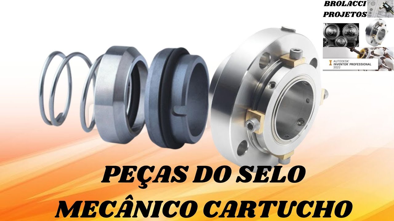 AULA 11 (PEÇAS QUEM COMPOEM UM SELO CARTUCHO) - SELO MECÂNICO I BROLACCI PROJETOS