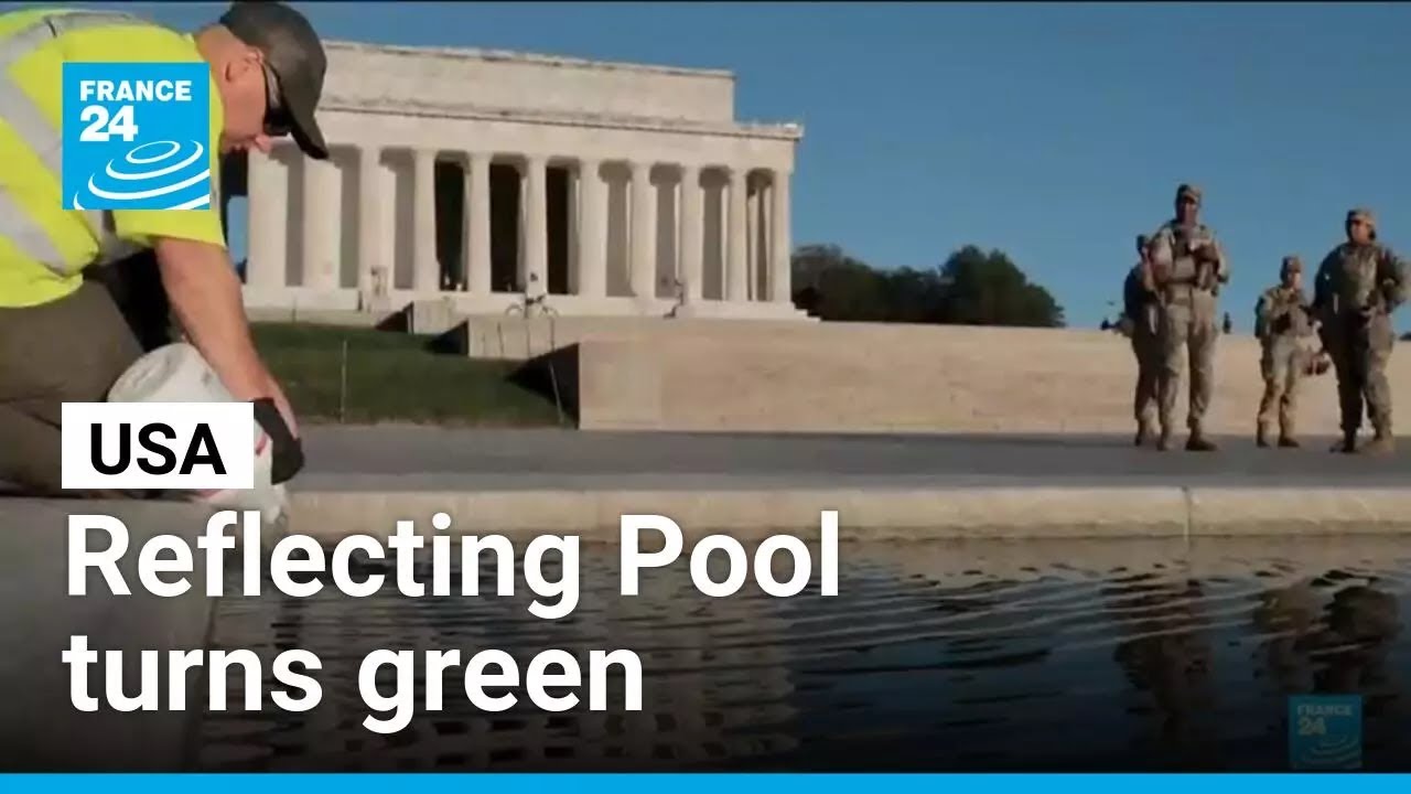 Paint from Trump renovation peels off Washington's Reflecting Pool &bull; FRANCE 24 English