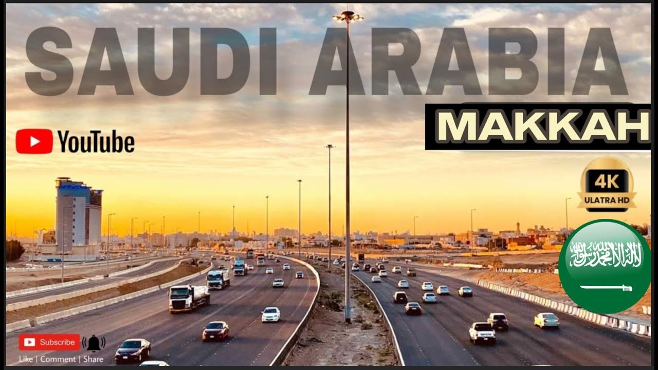 DASHCAM DRIVING TRIP/TOUR 4K GoPro Hero8 - STREETS OF MAKKAH #ksa #roadtrip #makkah  #saudiarabia