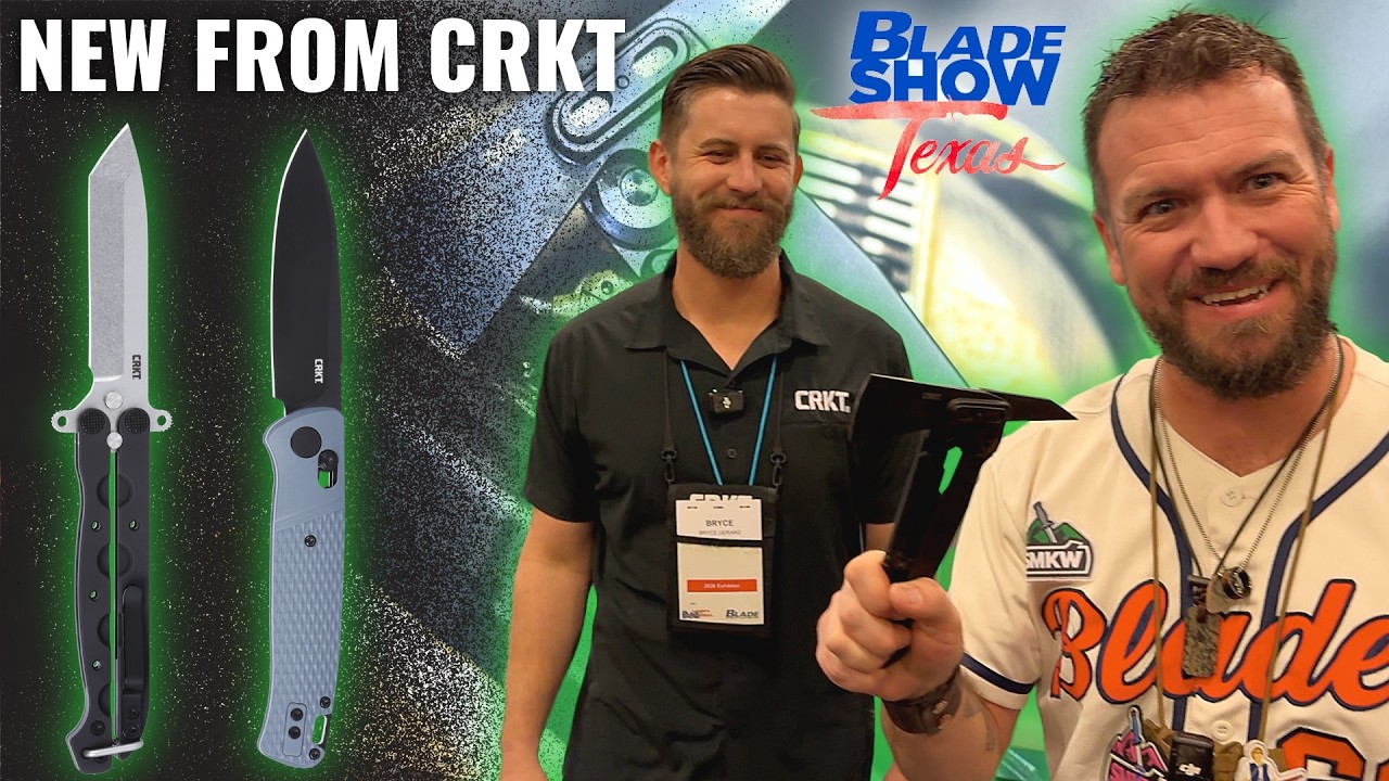 Новые ножи от CRKT на выставке Blade Show Texas 2026.