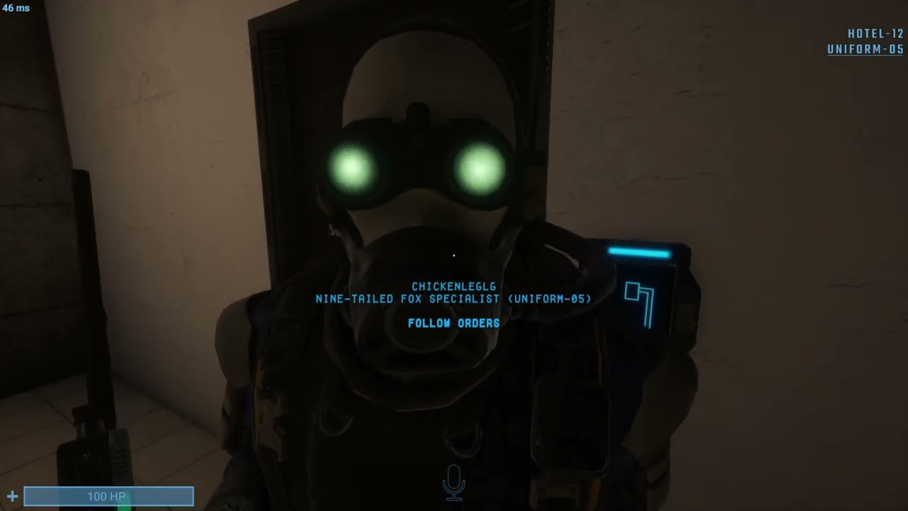 A weird secret lab with SCPs in it