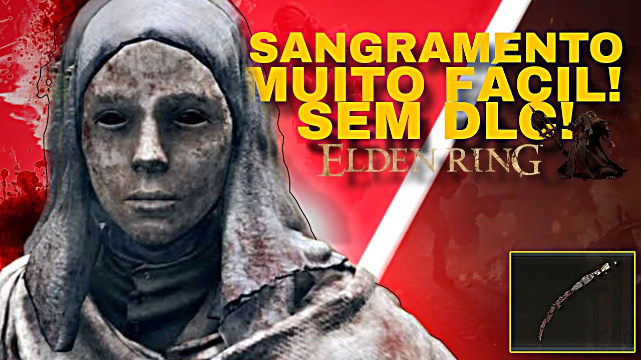BUILD de SANGRAMENTO MUITO ROUBADA! | (não precisa da DLC) | Espada Curva Do Ladrão De Túmulos!