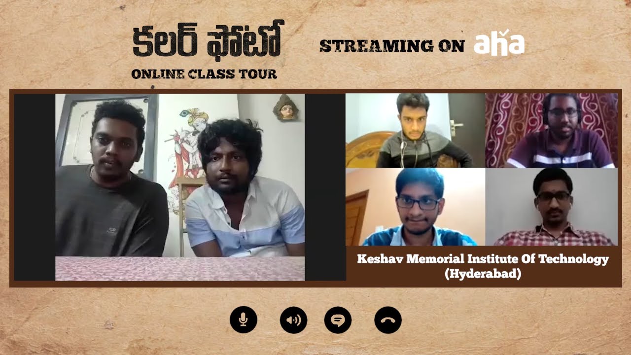 Colour Photo Online Class Tour | Chandini | Suhas | Sunil | Harsha | Sandeep Raj