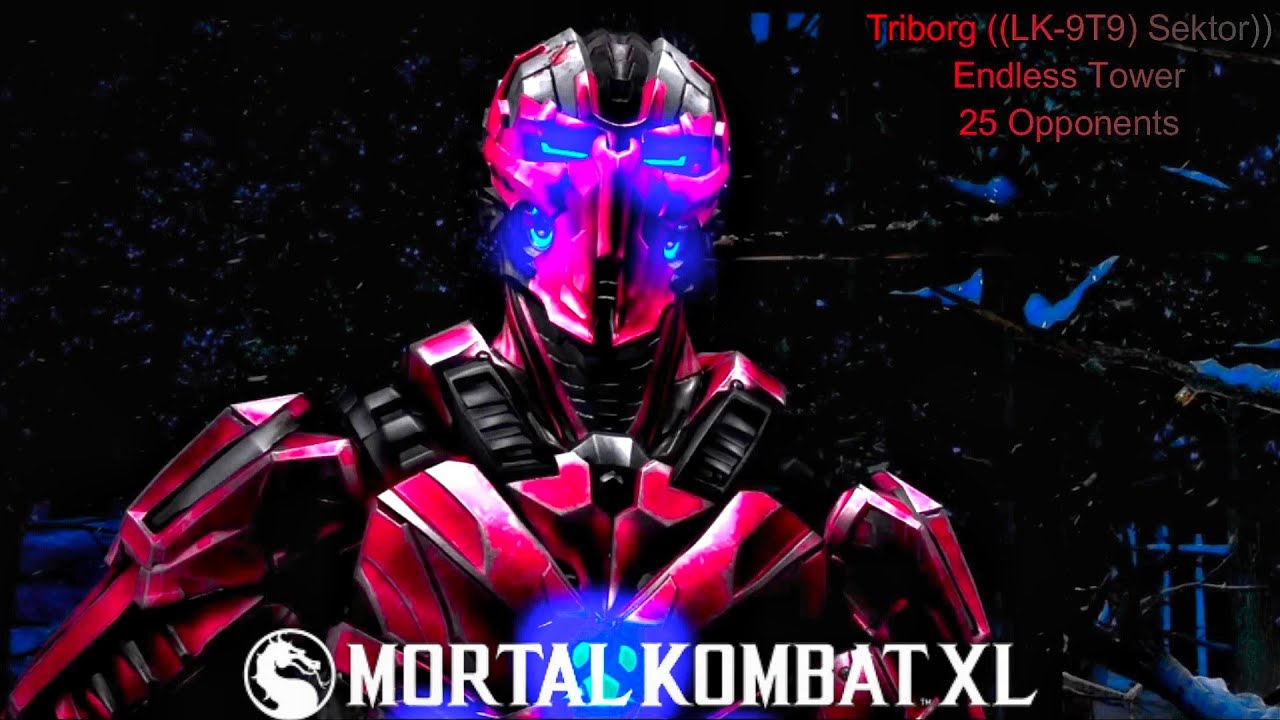 Mortal Kombat XL - Triborg (Sektor (LK-9T9) Endless Tower