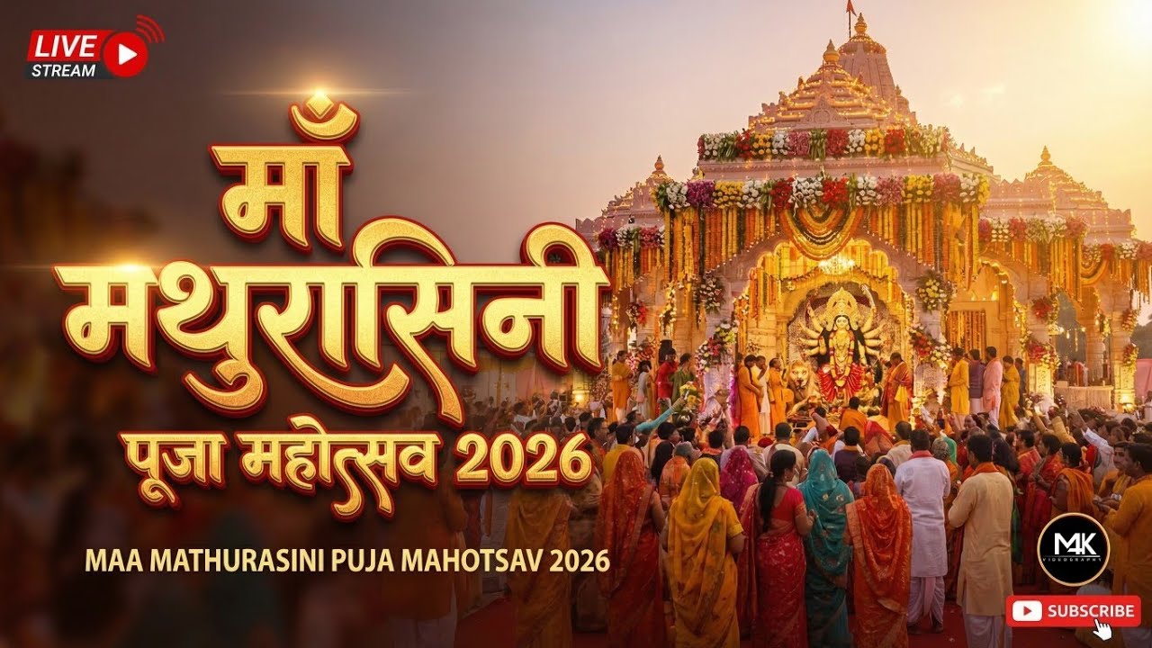 Maa Mathurasini Puja Mahotsav 2026 #durgapuja #bihar #manish4kvideography 