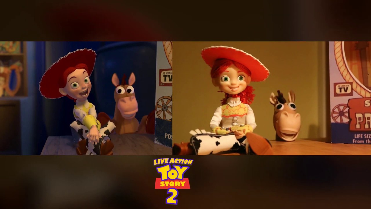 Live Action  Toy Story 2 - The Record Player - Comparison