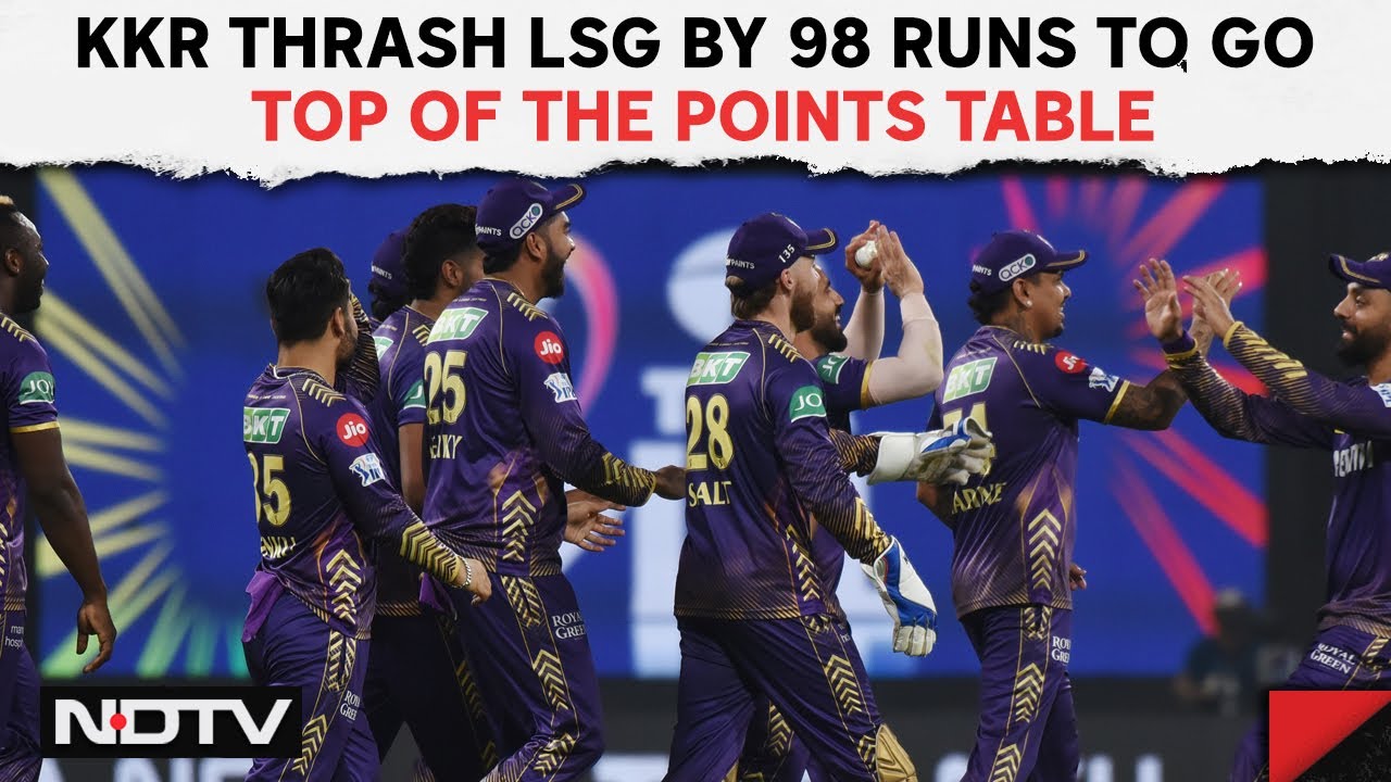 IPL 2024: All-Round Sunil Narine Helps KKR Rout LSG By 98 Runs