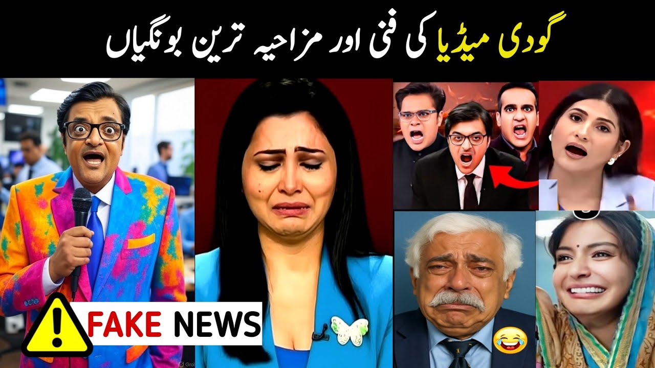 Indian godi media funny reporting part 23 | Indian media funny moments | Aina Tv