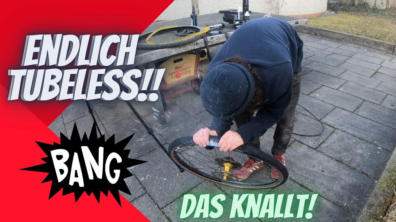 GRAVEL BIKE auf TUBELESS umrüsten | So 