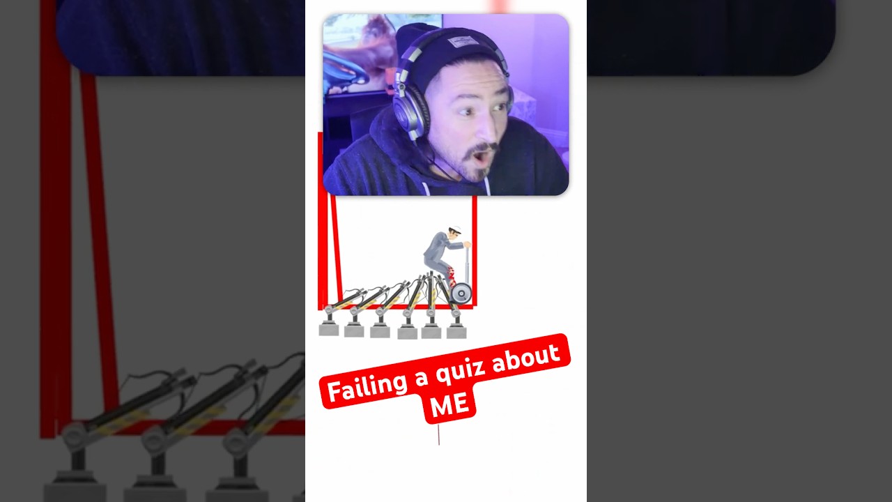 failing a quiz WRITTEN ABOUT ME in Happy Wheels