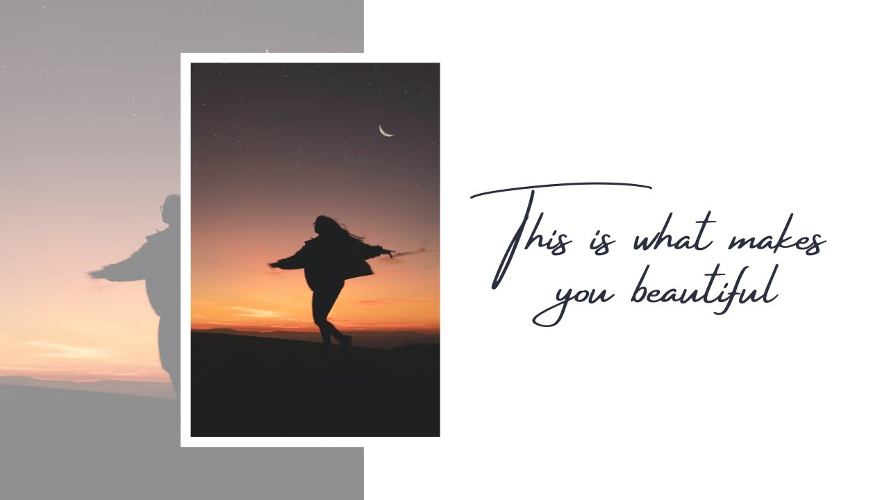 Your outward appearance does not define you