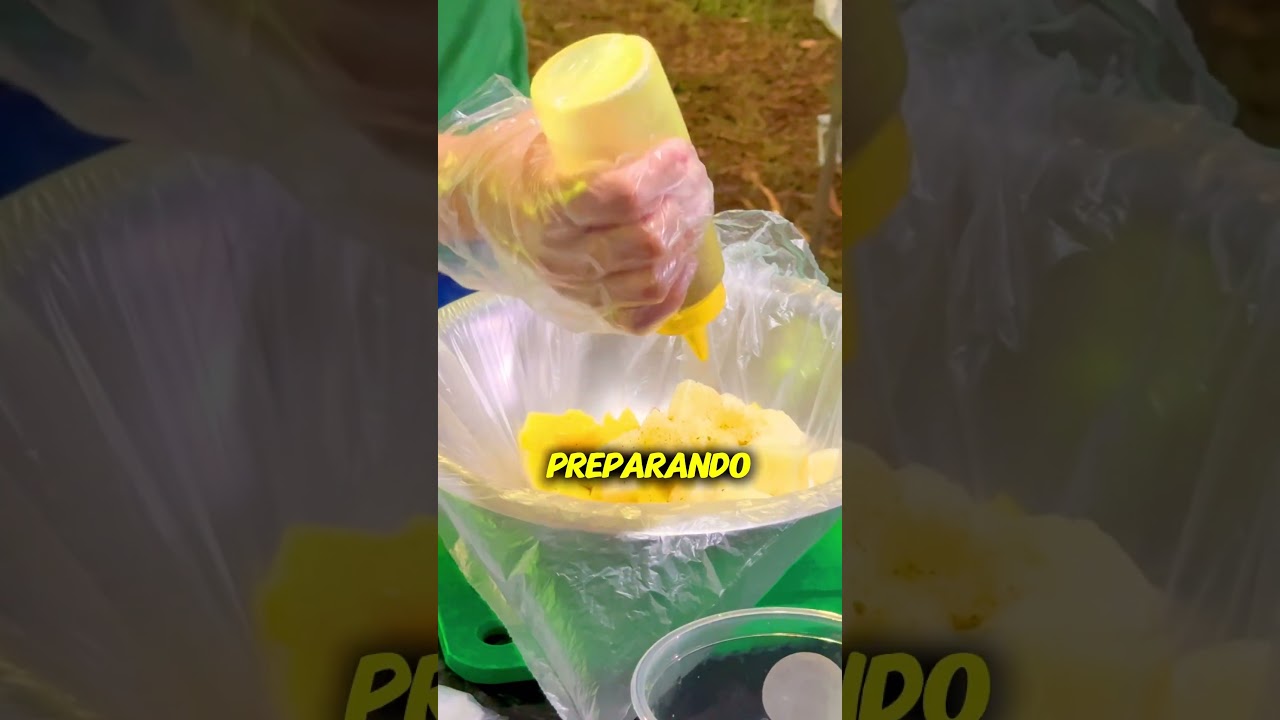 MANGA TEMPERADA VOCÊ JÁ PROVOU ISSO? #fyp #viral #comidafacil #feira