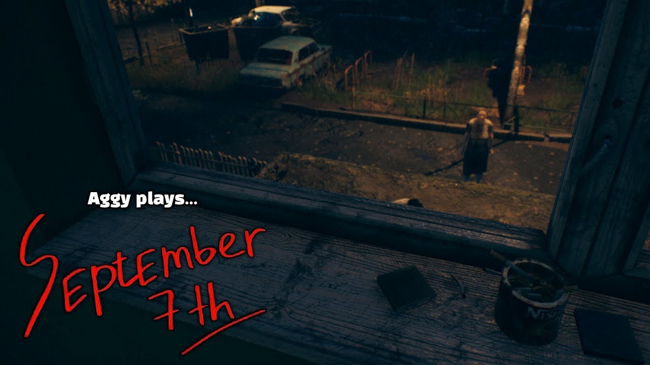 Aggy gets repeatedly jumpscared by a Russian horror game - September 7th
