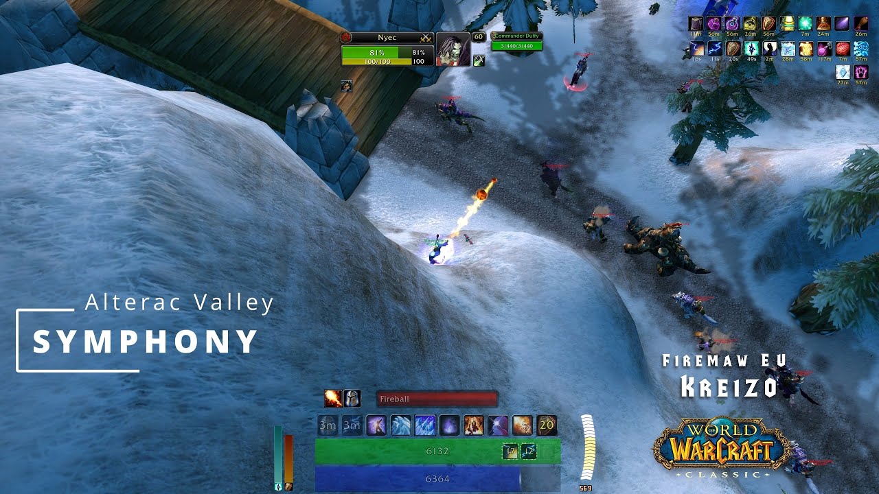 ⛰️ Symphony of Fire | Alterac Valley PvP &ndash; Fire Mage & Vivaldi | WoW Classic