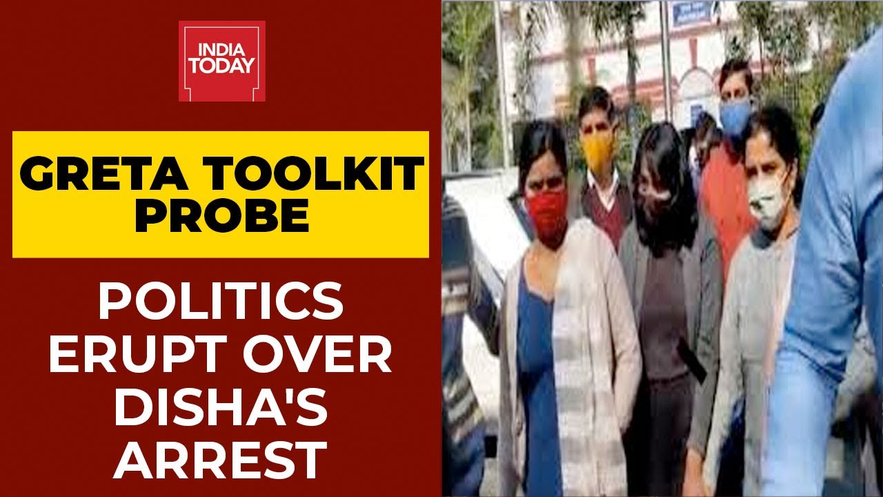 Politics Peak Over Climate Activist Disha Ravi's Arrest Over Greta Toolkit | Newstrack