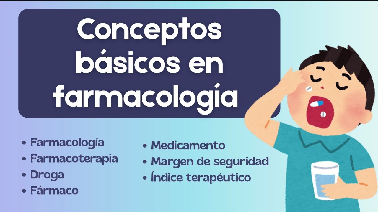 ¿Qué es la farmacologia? 🤷‍♂️🤷‍♀️💊 Conceptos básicos #1