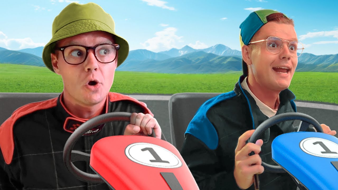 Buller & Mikkel - Kører Gokart