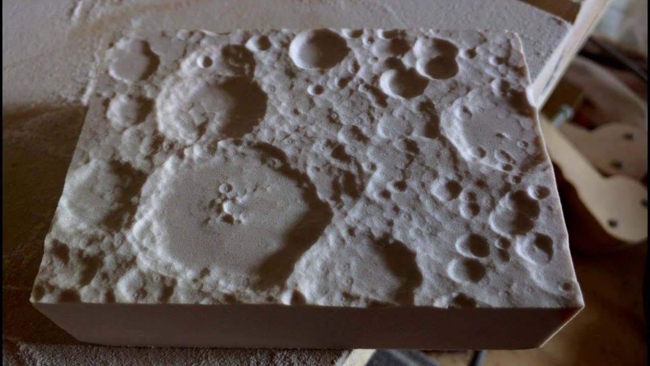Carving the Surface of the Moon (Short Version)  - CNC Project
