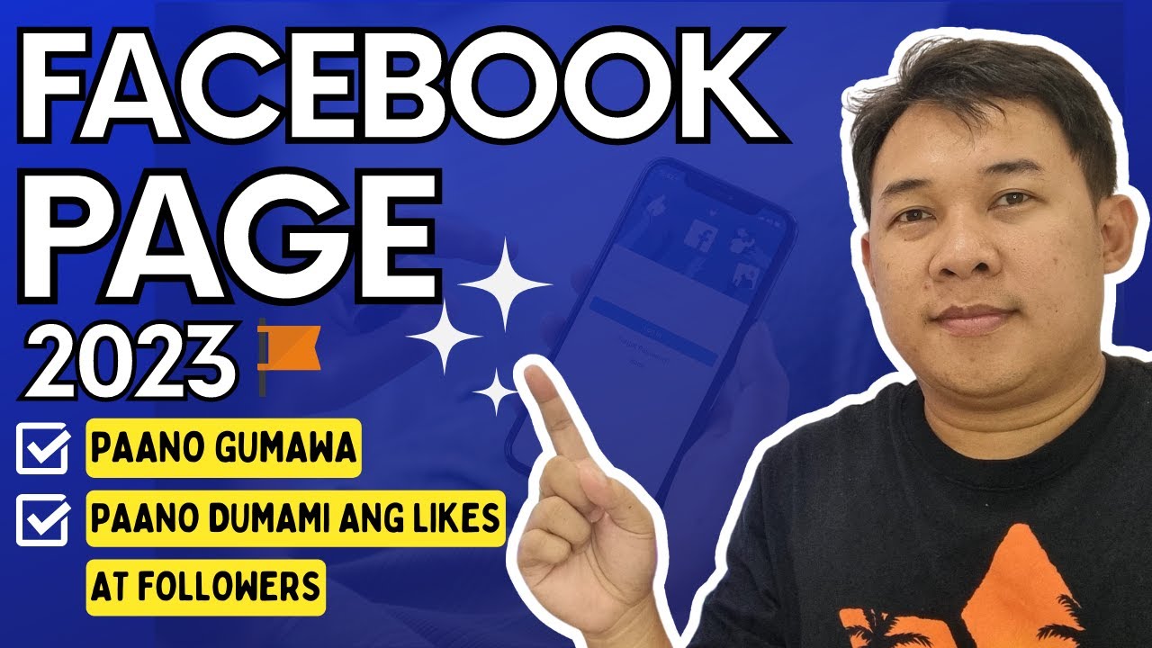 PAANO GUMAWA NG FACEBOOK PAGE | 2023