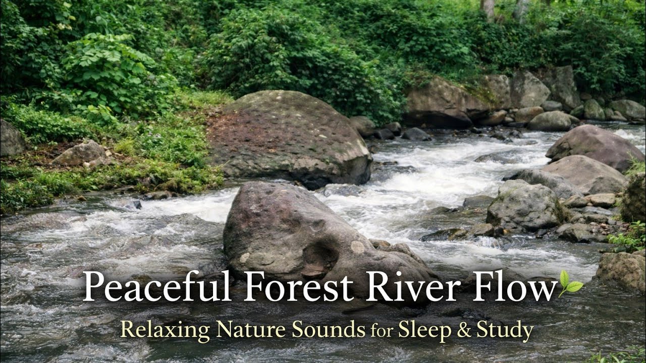 Peaceful Forest River Flow 🌿 