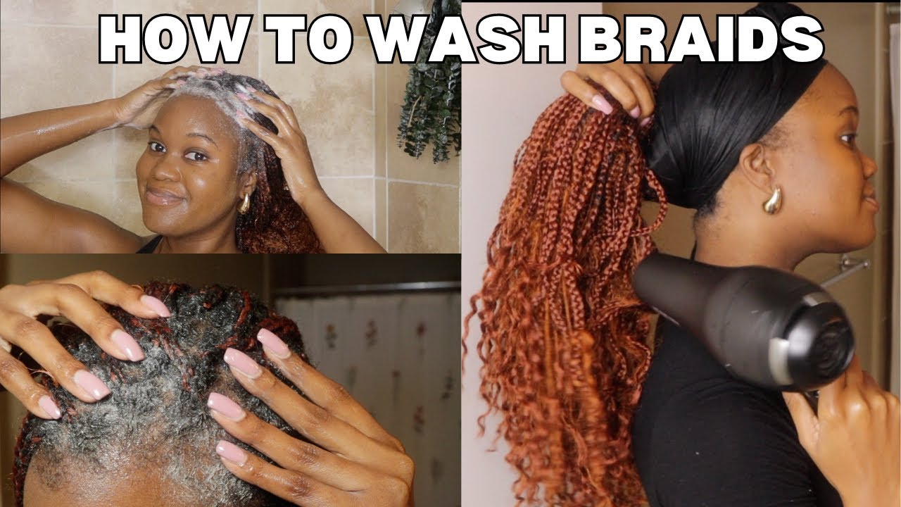 How To Easily Wash Your Scalp With Knotless Boho Braids | No Frizz