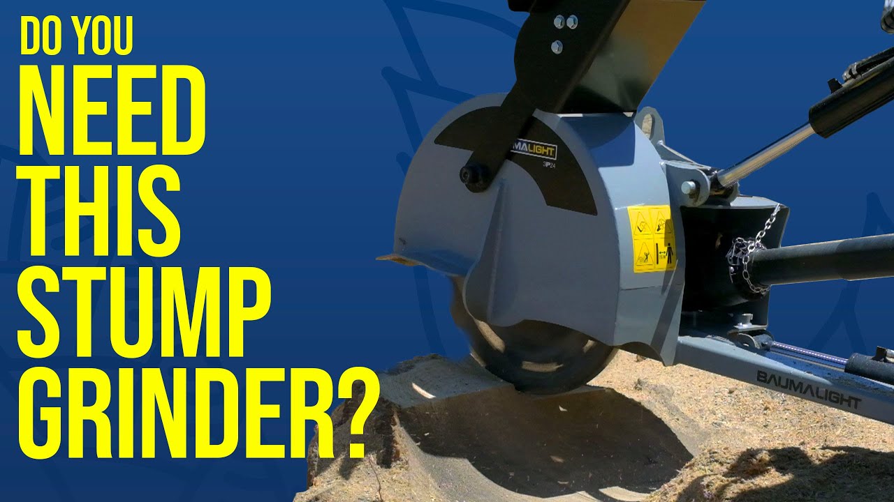 50 STUMPS ARE NO CHALLENGE FOR THIS BAUMALIGHT STUMP GRINDER!
