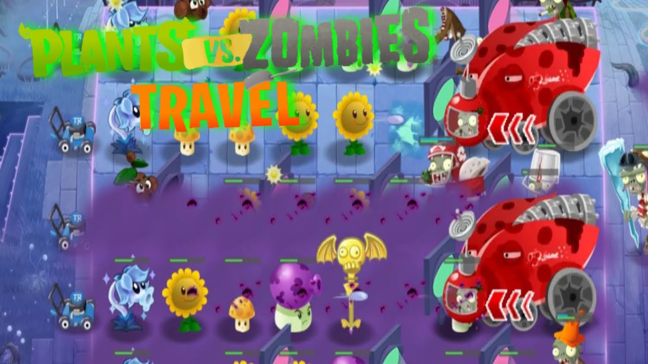 СТРИМ - Plants VS Zombies Travel - Ночная засада!