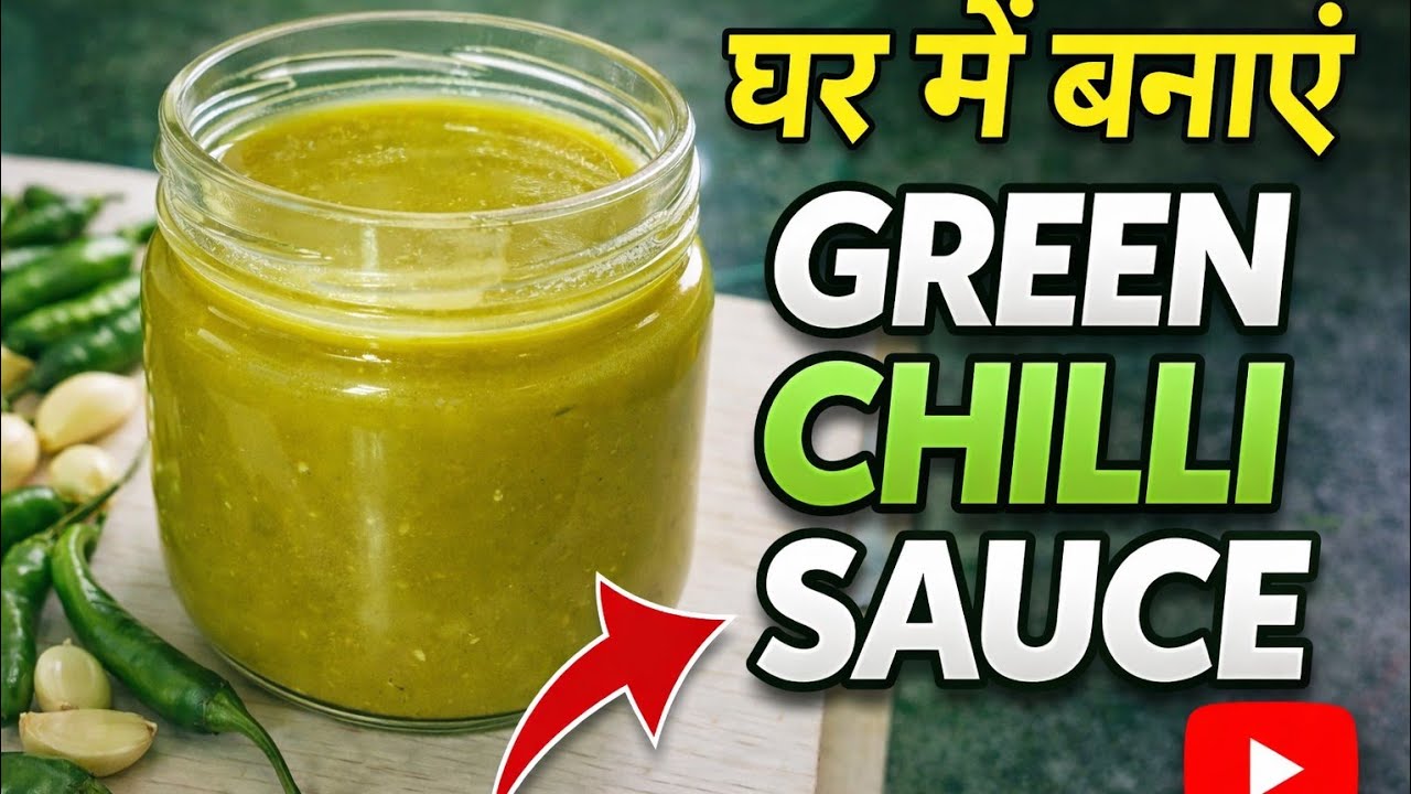 Green chilli sauce झटपट ग्रीन चिली सॉस रेसिपी | स्नैक्स के लिए परफेक्ट komal jangid recipe 