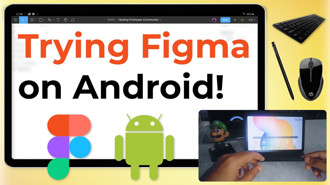 Does Figma work on Android Tab? 🤔
