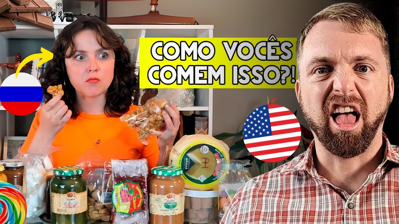GRINGO REAGE A DOCES RAIZ BRASILEIROS