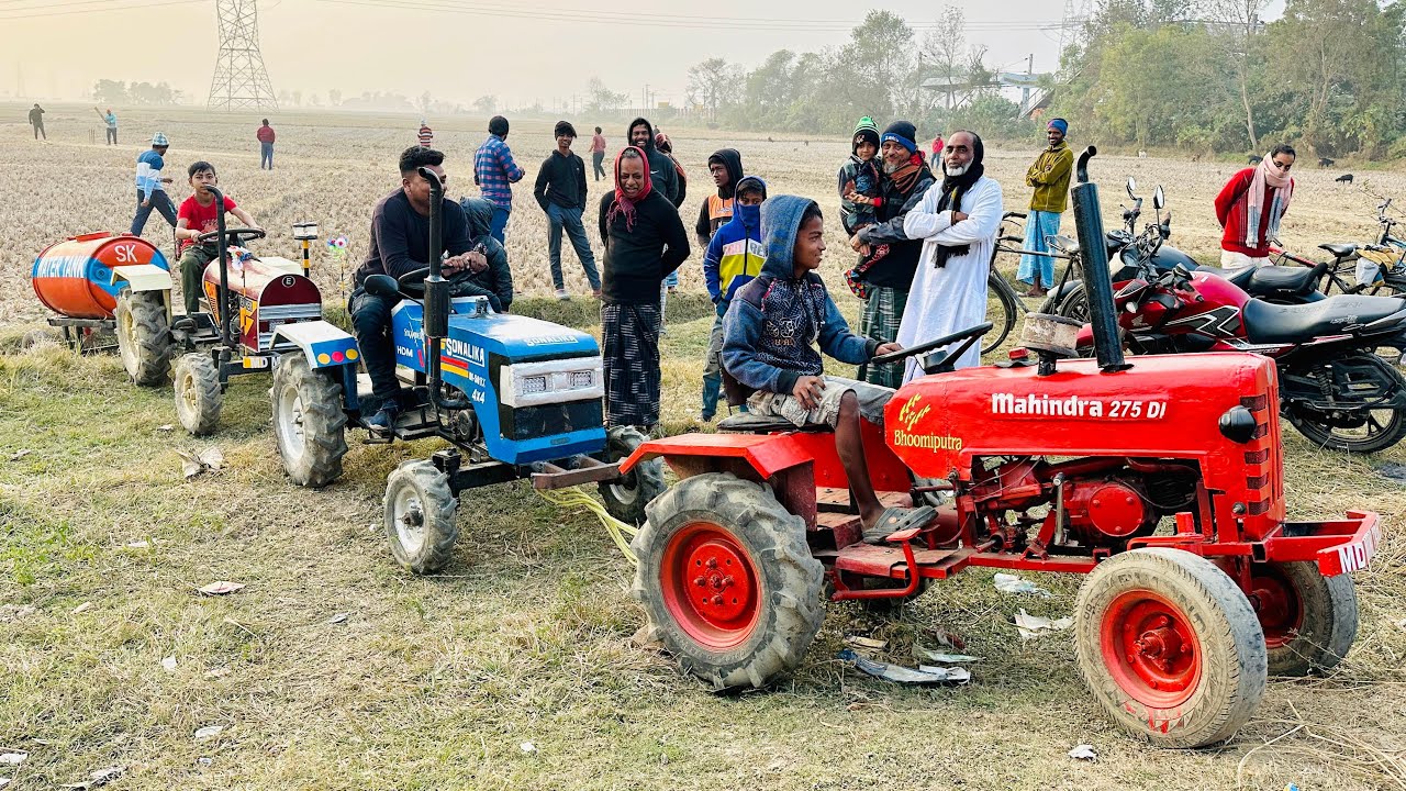 Our Eicher Tractor are Trapped in Mud and Dragged on the Sonalika and Mahindra Tractor | Tractor