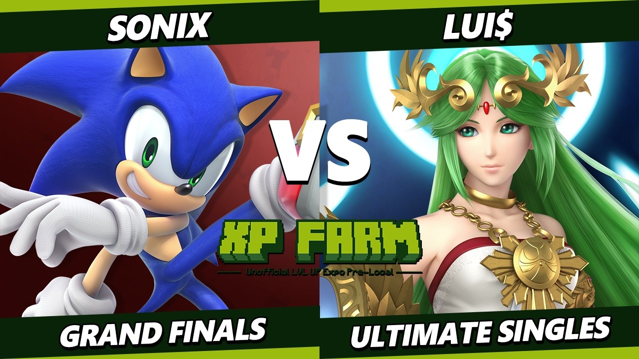 Гранд-финал XP FARM - Sonix (Sonic) против Lui$ (Palutena, Dark Pit) Smash Ultimate - SSBU