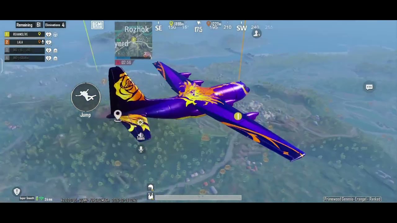 Water city panicked situation 3rd party | | Bgmi Insane match 