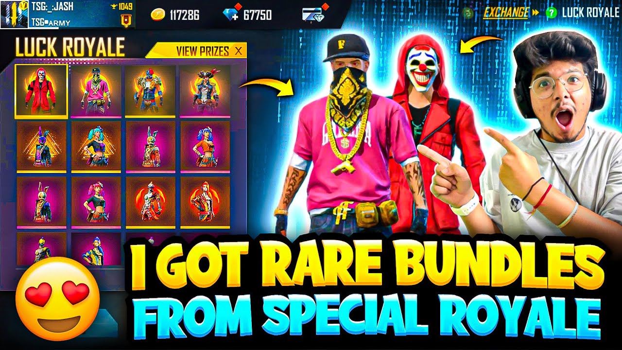 I Got All Rare Bundles From New Luck Royale 😍|| All Legendary Old Bundles In 99💎-Garena Free Fire