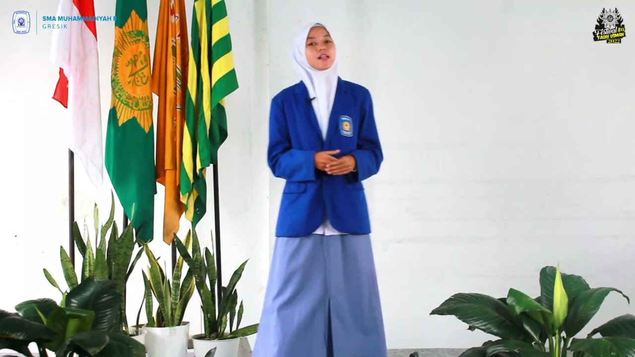 PIDATO BAHASA INGGRIS FESTIVAL FAQIH USMAN #6 : 1. VIBRI INDAH LISYAH - SMA MUHAMMADIYAH 8 CERME