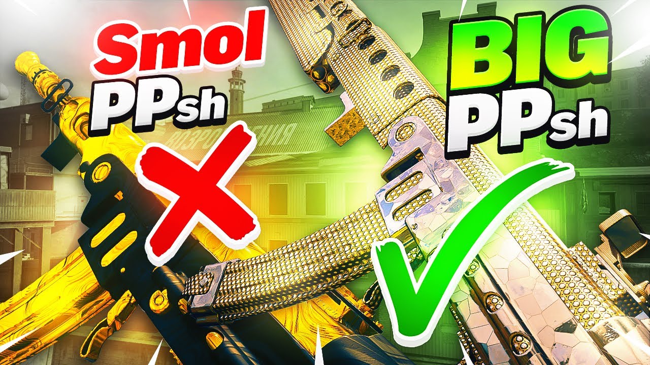 My BIG PPsh is better than your small PPsh in Warzone