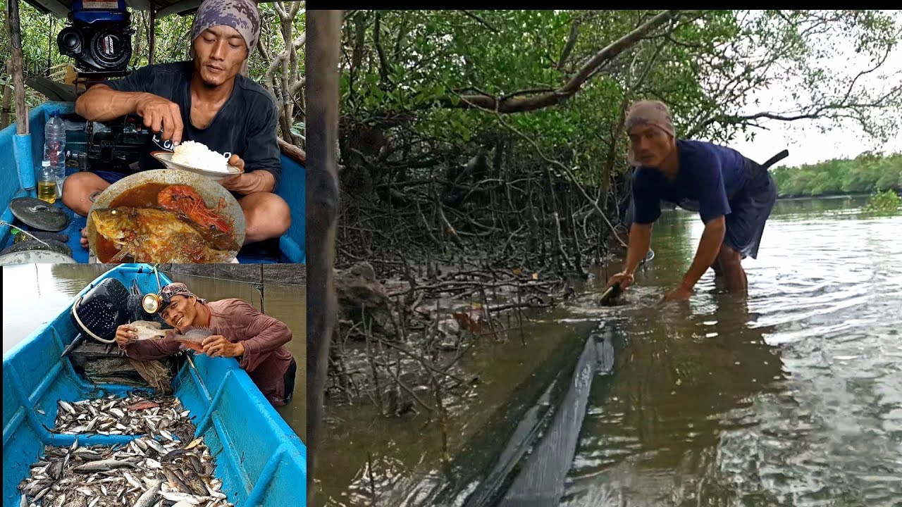 Nelayan Ini Senangnya Bukan Main,, Saat Perangkap Ikanya Banyak Menghasilkan Banyak Ikan