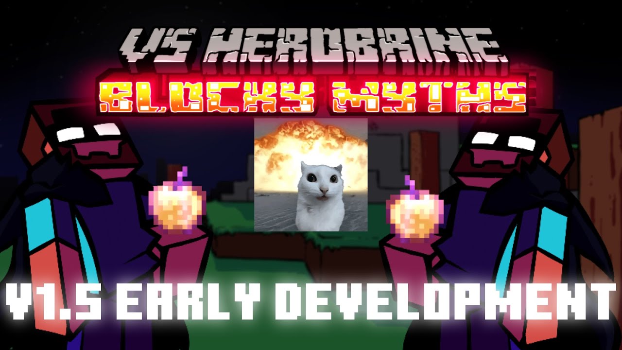 Vs Herobrine: Blocky Myths V1.5 (Early Development Build) | Flashing Lights Warning.
