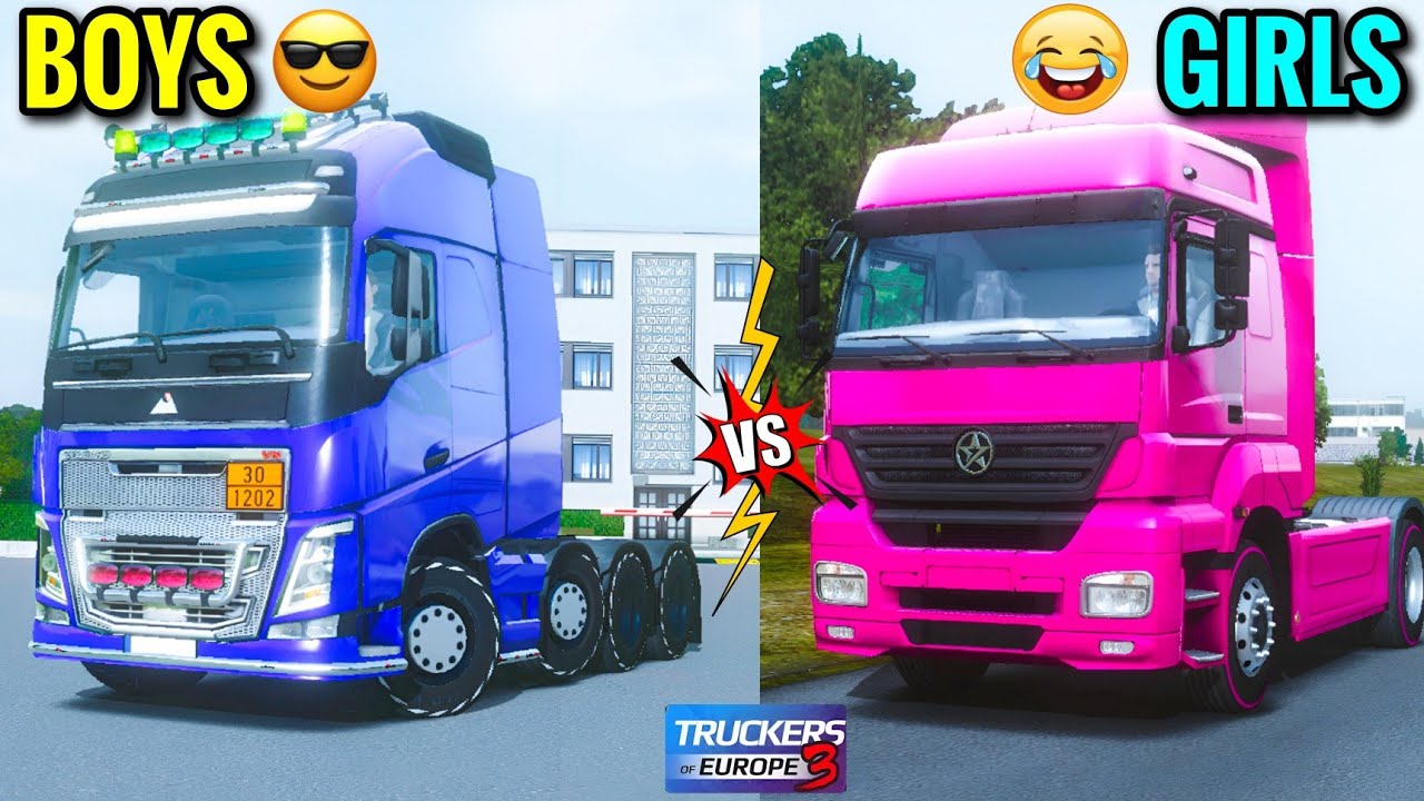 Boys VS Girls comparison | Truckers of Europe 3