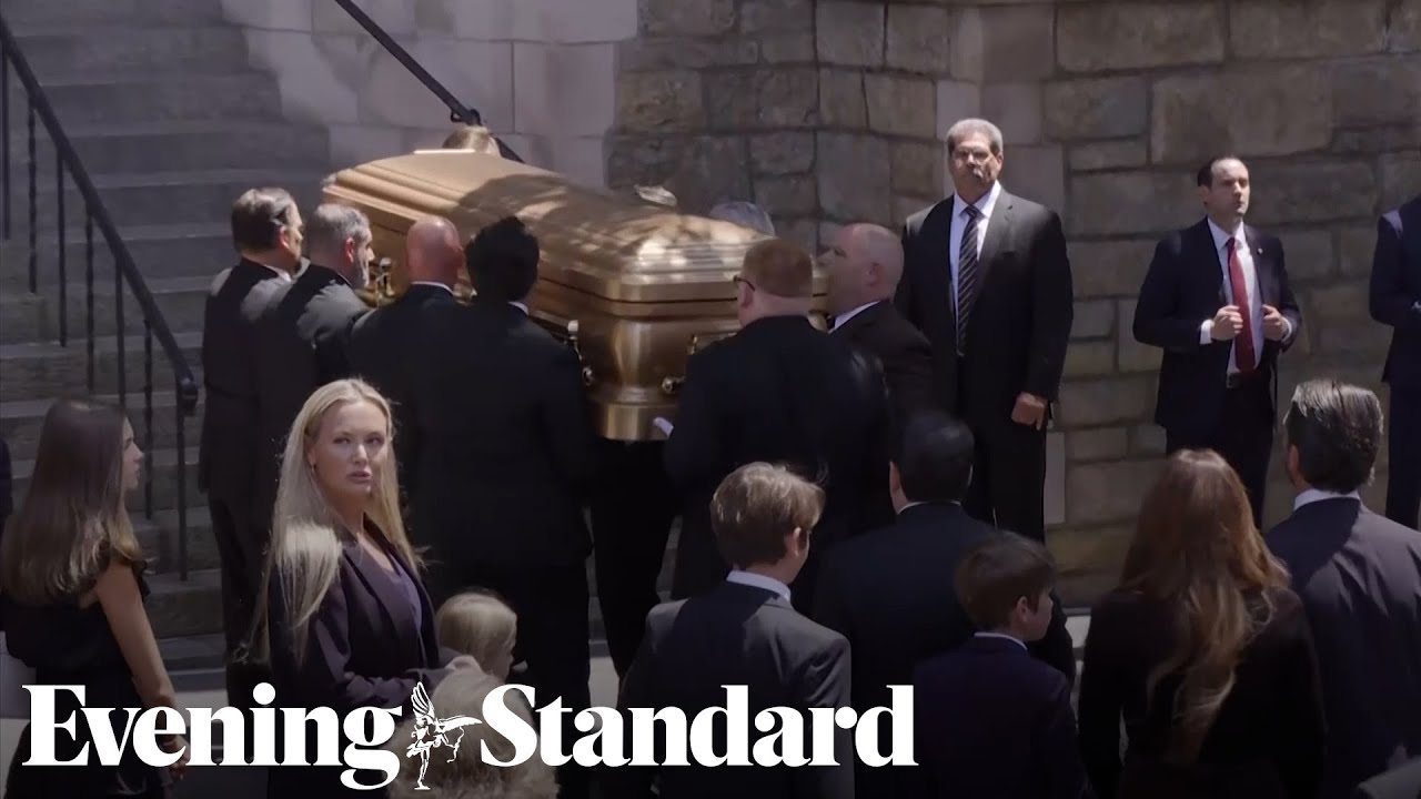 Donald Trump attends funeral of first wife Ivana in New York