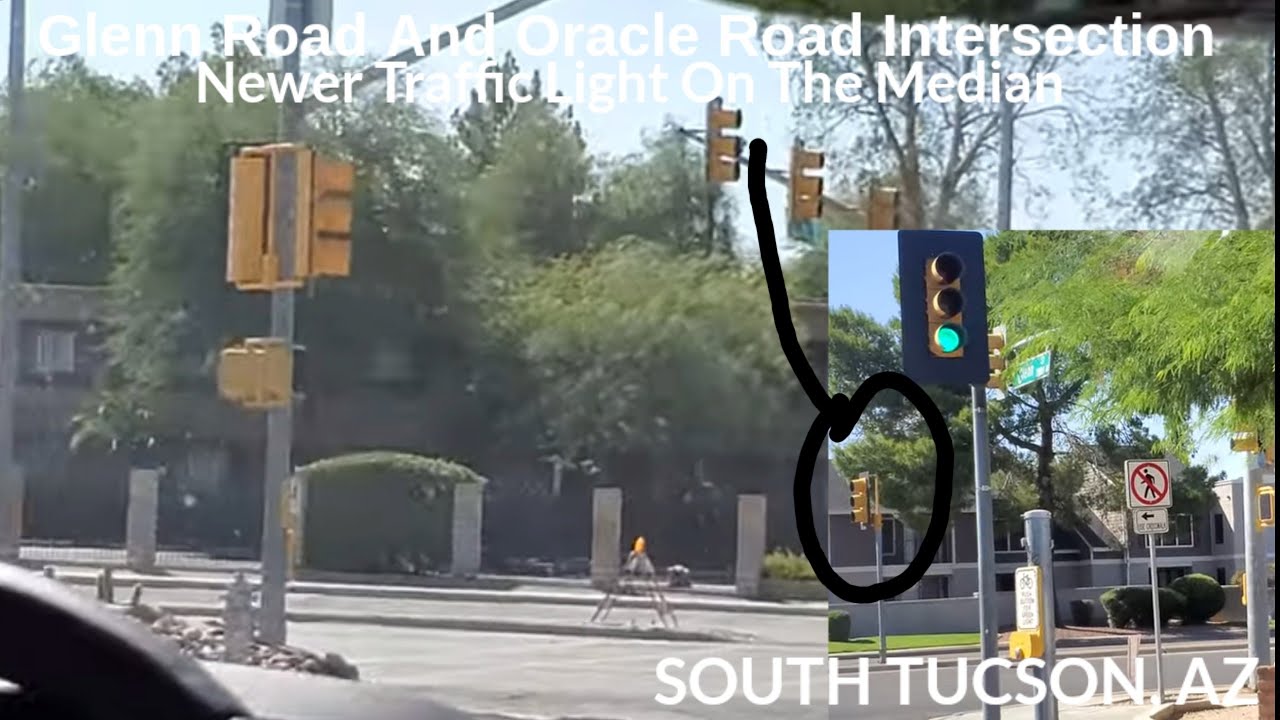Oracle Road And Glenn Road Intersection, Tucson, AZ