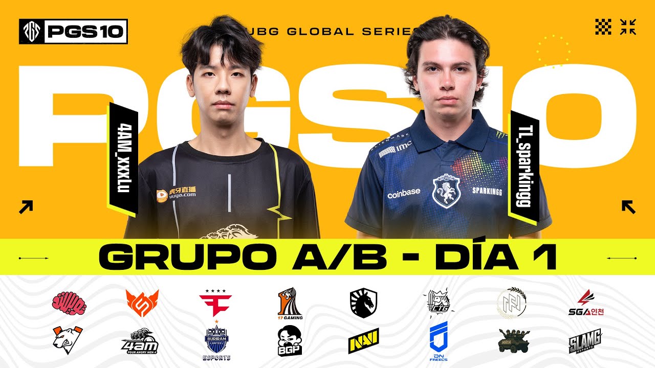PUBG Global Series 10 - Fase de Grupos - D&Iacute;A 1