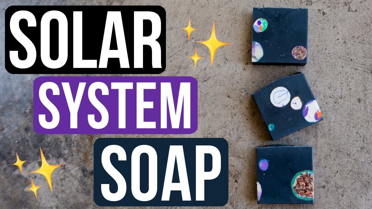 Solar System Soap (w/ Soap Scrap Embeds) | Royalty Soaps