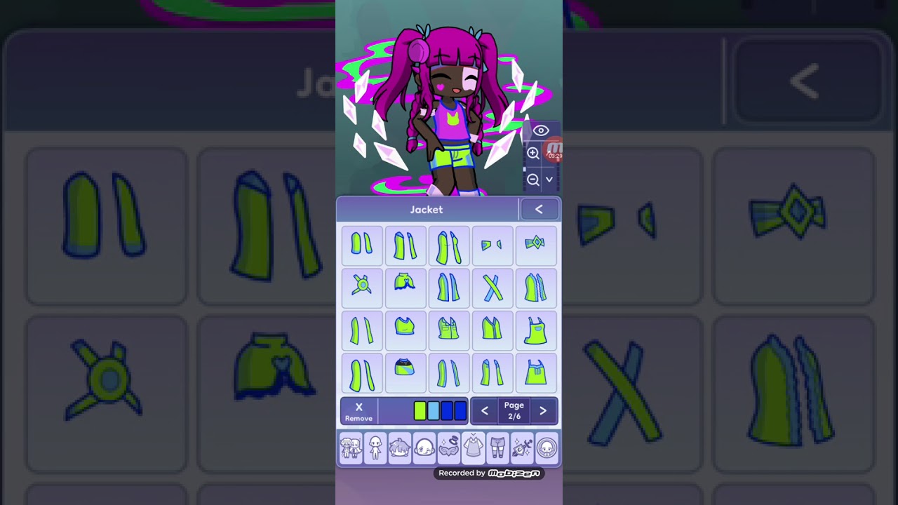 Making Green Apple in Gacha life 2