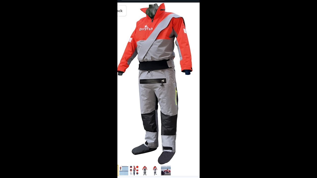 Распаковка и первые впечатления сухого рыболовного костюма DRRYFISH Kayak Fishing Dry Suit