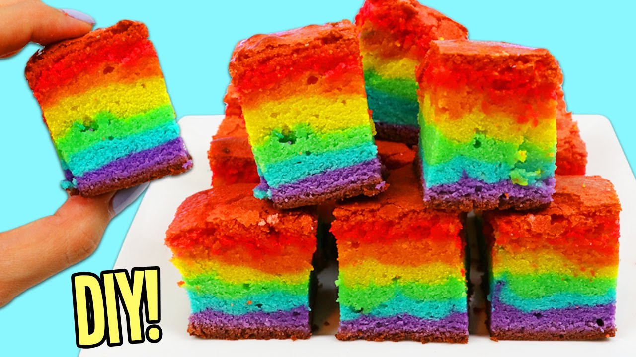 How to Make Delicious Rainbow Blondies!