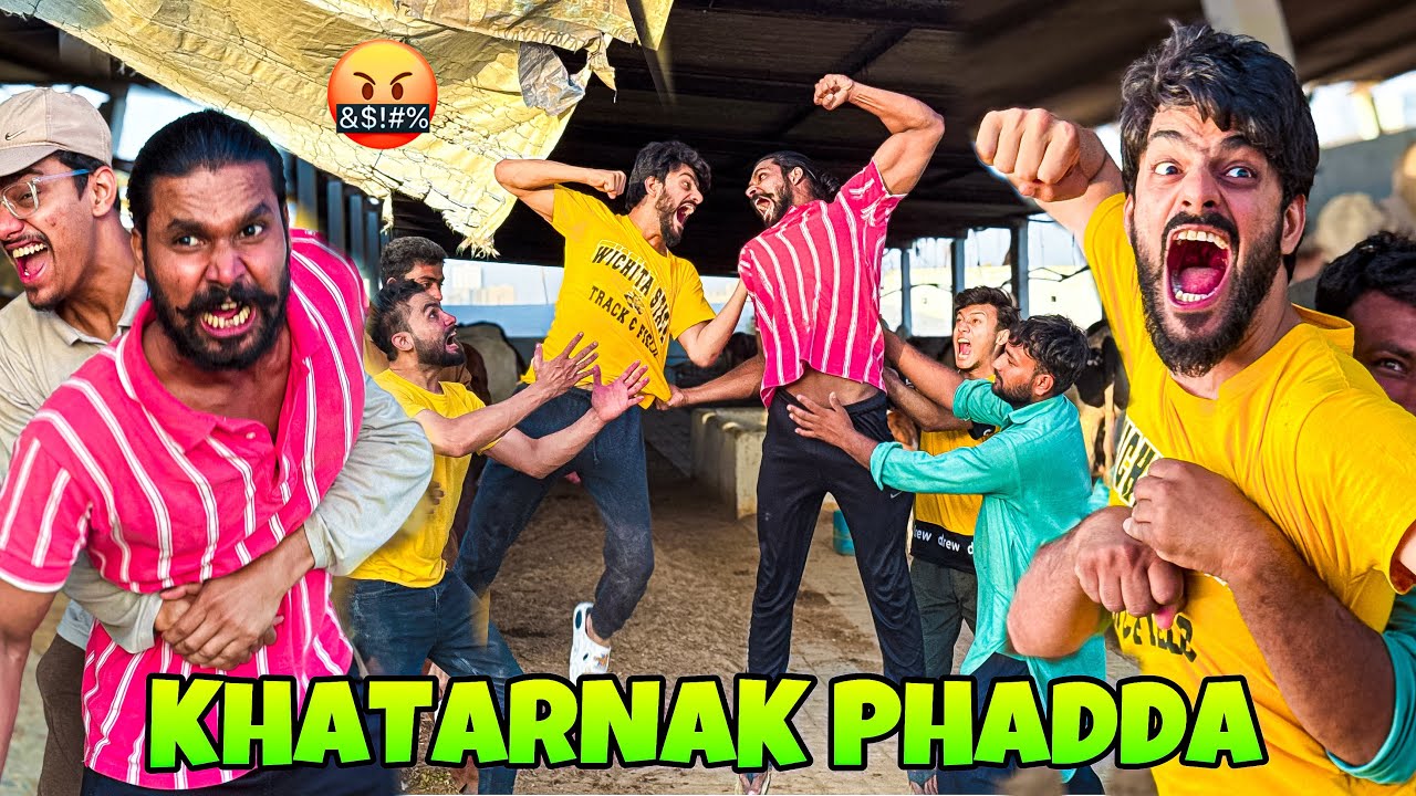 COW MANDI MAI BHANGI KE SATH KHATARNAK PHADDA HOGAYA🤬 | MISHKAT KHAN